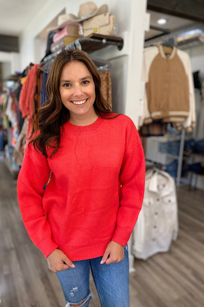 Alexis Bright Coral Sweater
