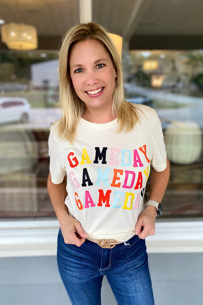 Gameday Colorful Wave Tee