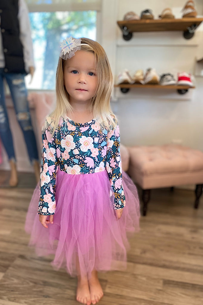Bailey Fall Floral Tutu Dress