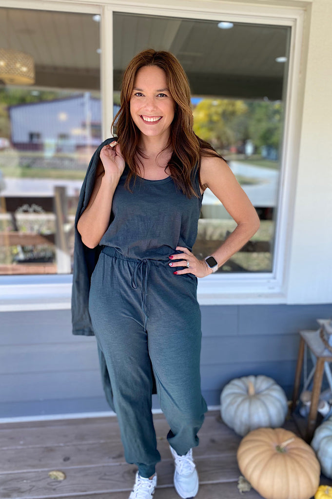 Margo Deep Green Jumpsuit