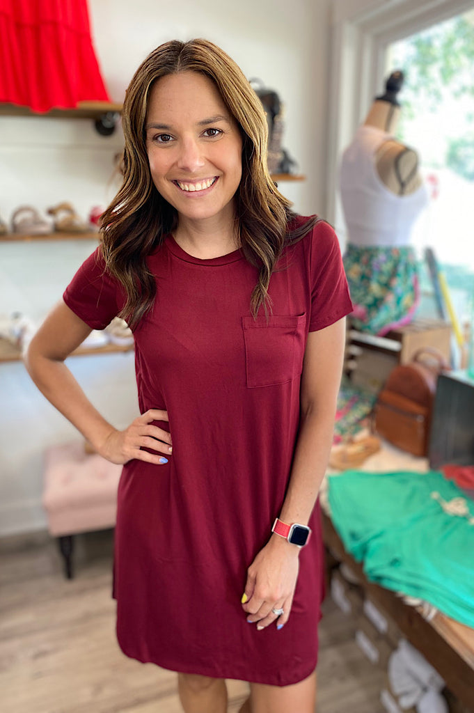 Kimber Everyday T-shirt Dress {2 colors}