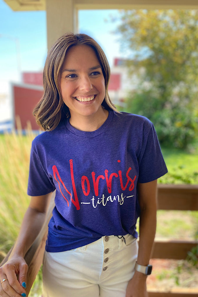 Norris Titans Navy Short Sleeve Tee