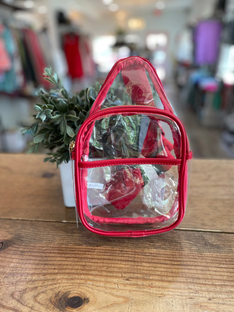 Kade Clear Stadium Sling Bag {3 colors}