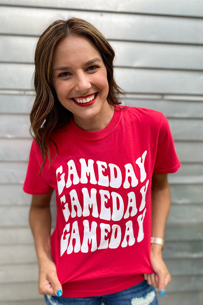 Gameday Repeat on Red Comfort Colors