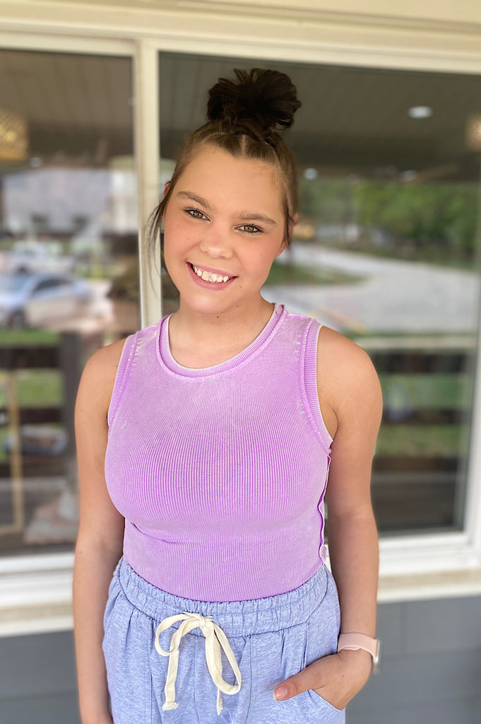 Lennox Mineral Washed Muscle Tank {4 colors}