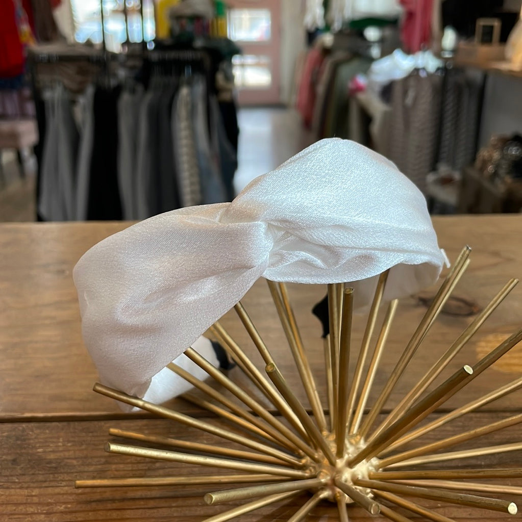 Silky Knot Top Headband {5 colors}