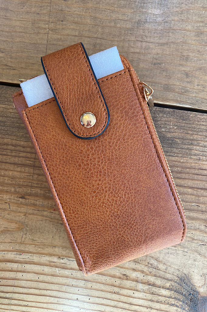 Karrington Solid Color Cell Phone Crossbody