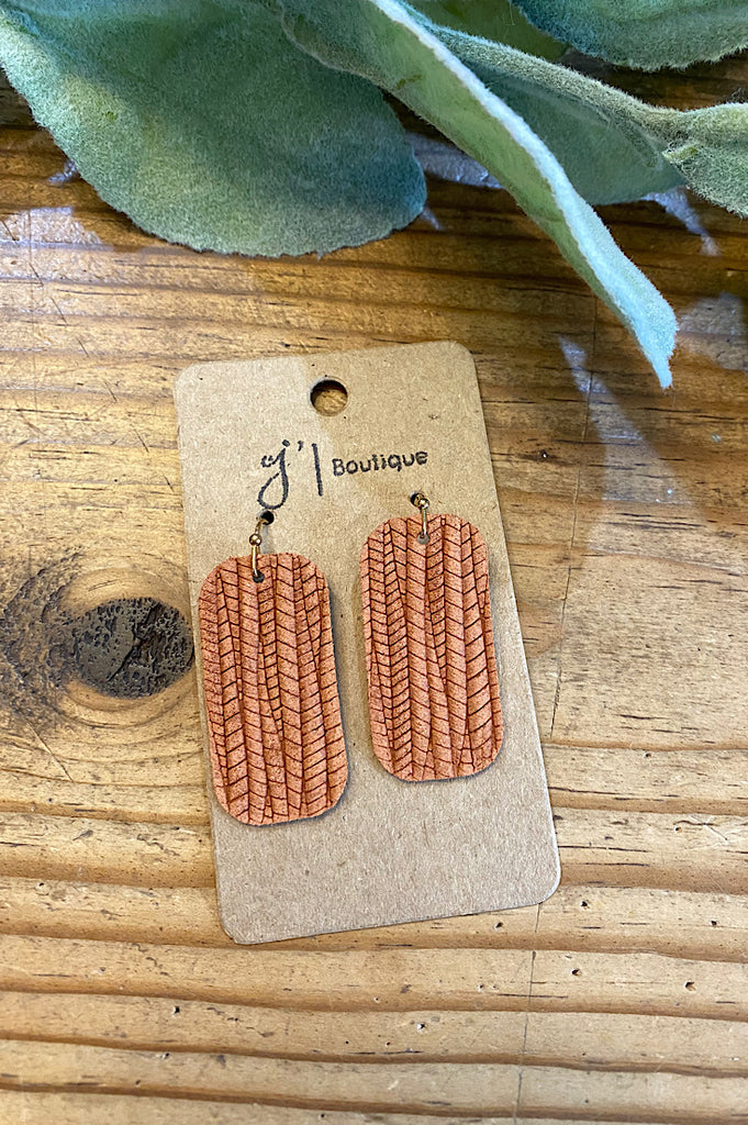 Handmade Leather Earrings