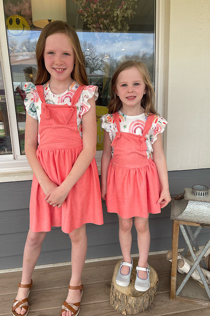 Marin Coral Pinafore Girls