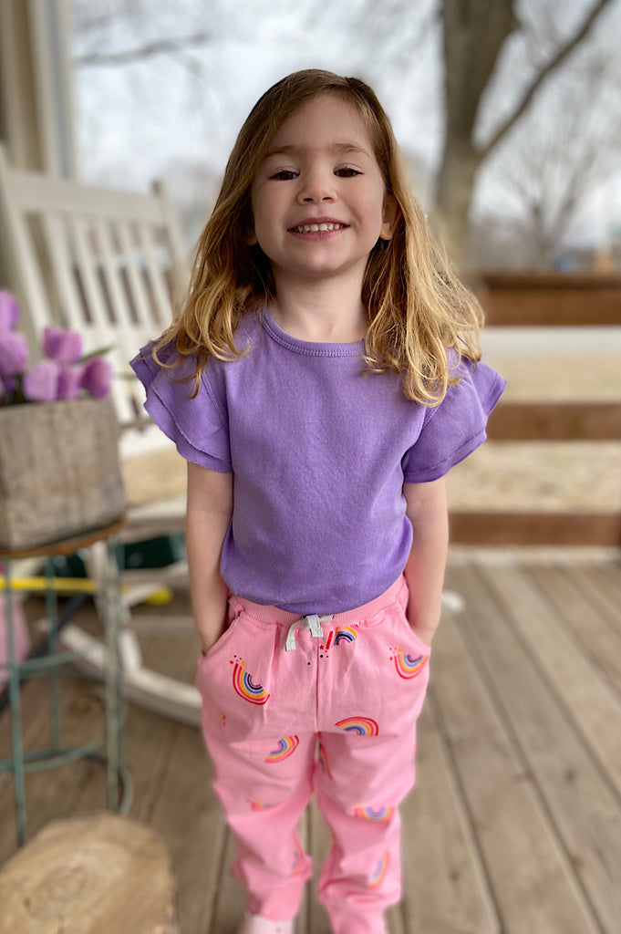 Lottie Toddler Flutter Sleeve Tee {3 colors}