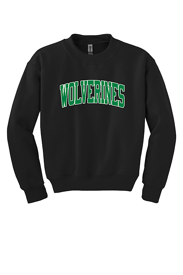 Youth Wolverines Arch Crew Fleece {2 colors}
