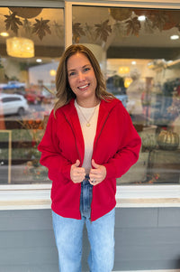 London Fleece Zip Up Hoodie