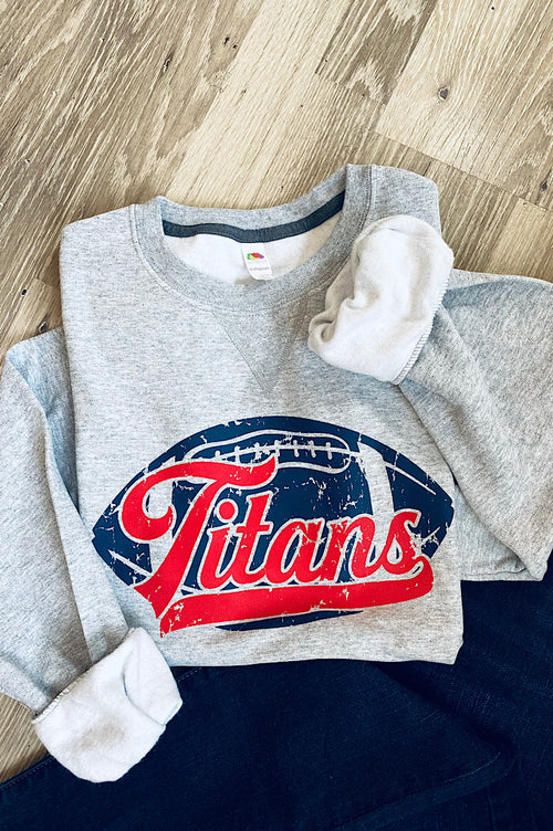 Titans Football Retro Sweatshirt