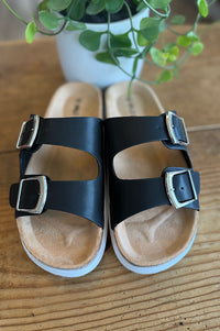 Double Buckle Sandals