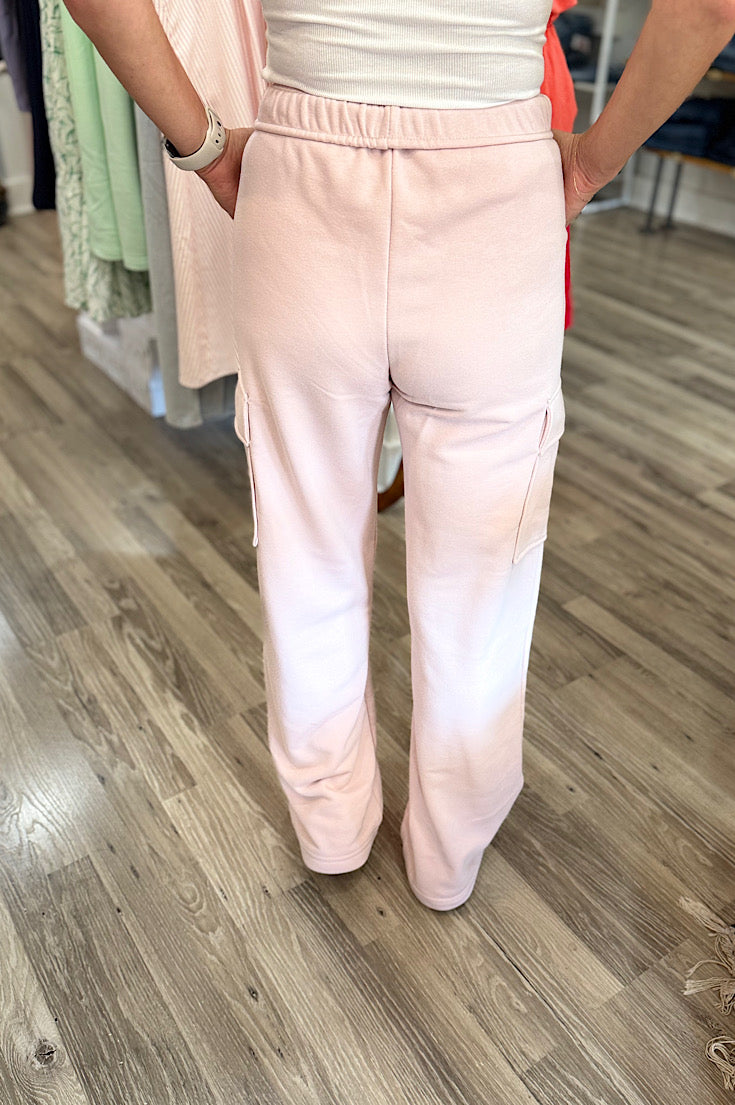 Barrie Straight Cargo Sweatpants {3 colors}
