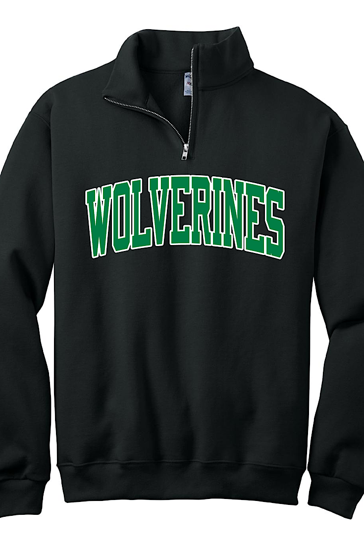 Wolverines 1/4 Zip {2 colors}