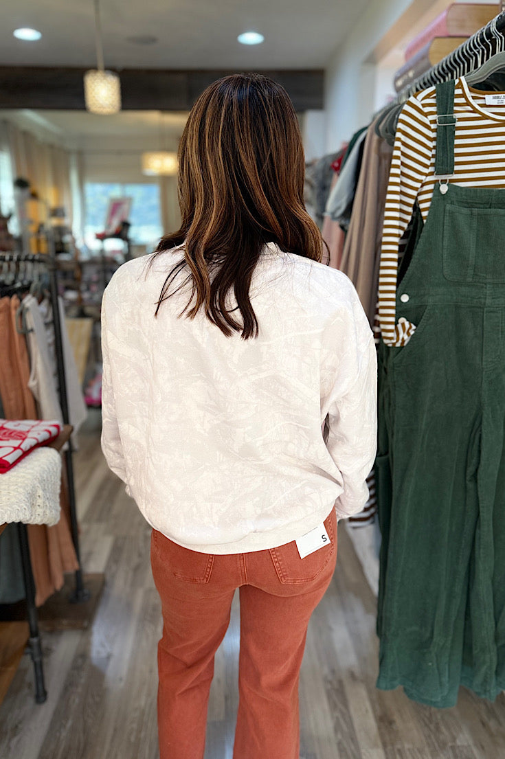 Lexis Camo Fleece Crewneck {2 Colors}