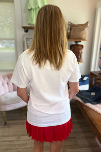 Nebraska Bubble Star White CC Tee