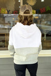 Dash Color Block Fleece Hoodie {2 colors}