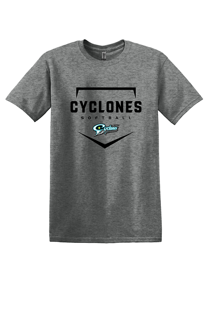 Cyclones Softball Home Plate Tee