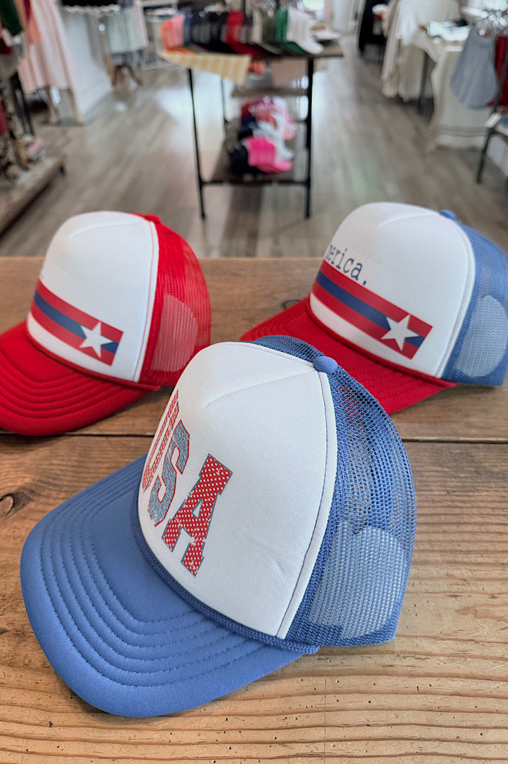 Patriotic Trucker Hat {3 styles}