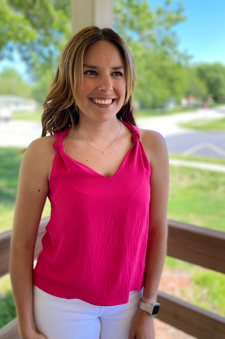 ally pink top