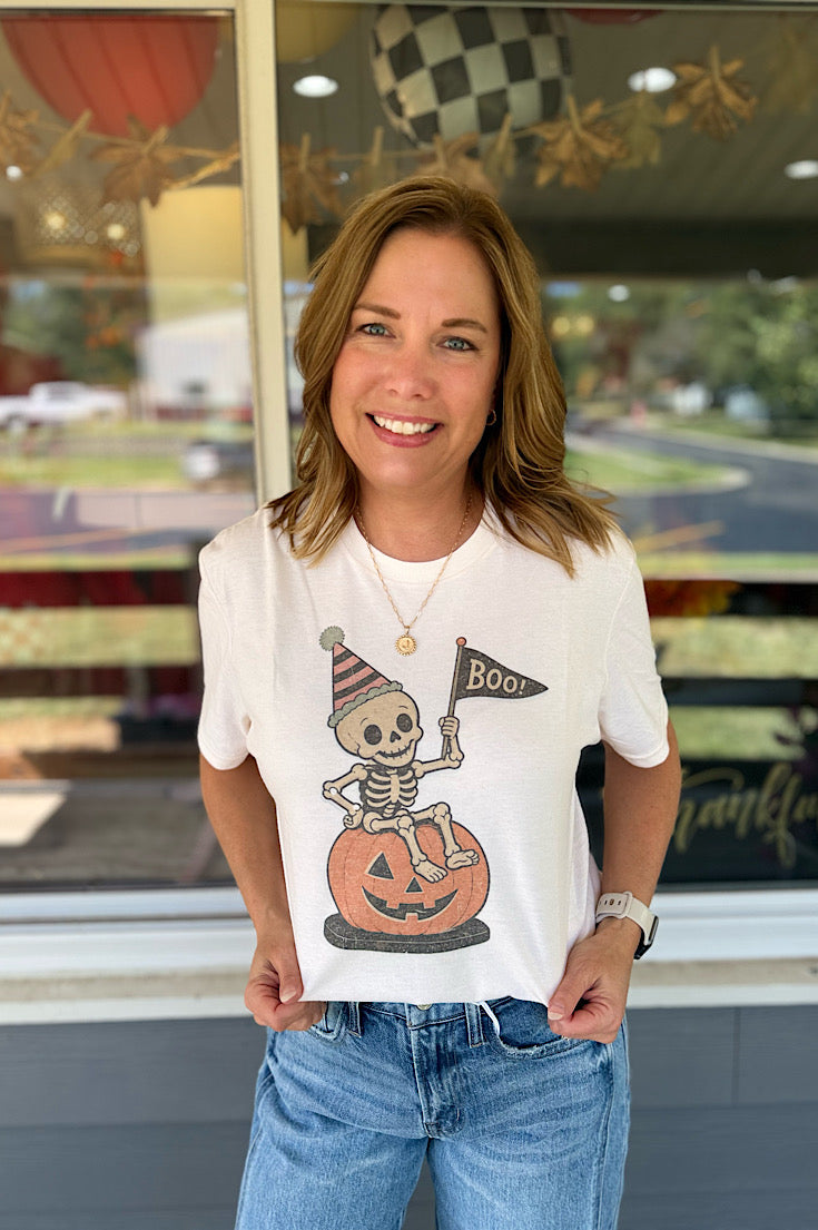 Boo Skeleton Sublimated Tee