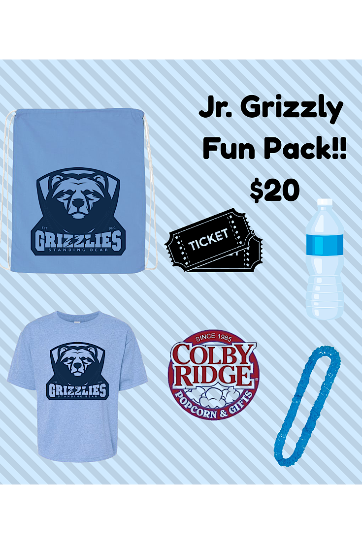 Jr. Grizzlies $20 Fun Pack