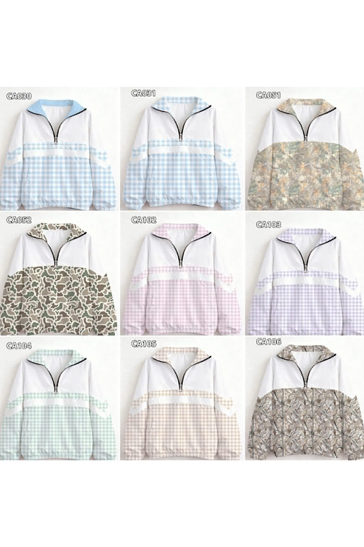 Custom New Pattern Design Windbreaker -Youth and Adult