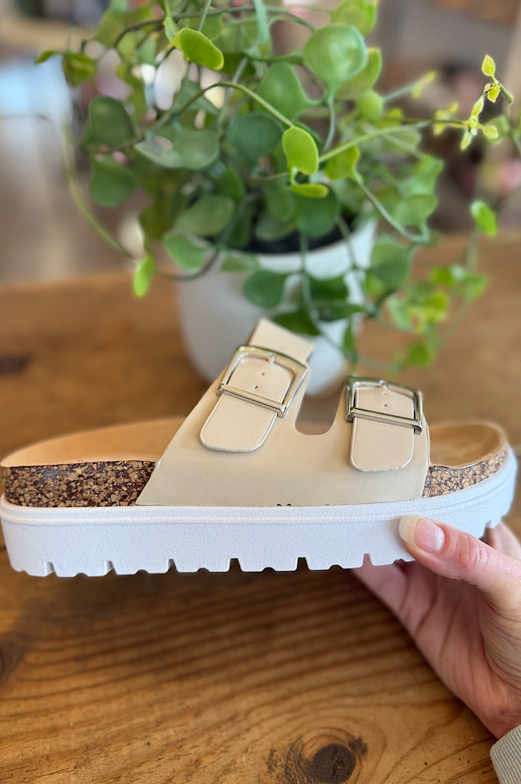 Double Buckle Sandals