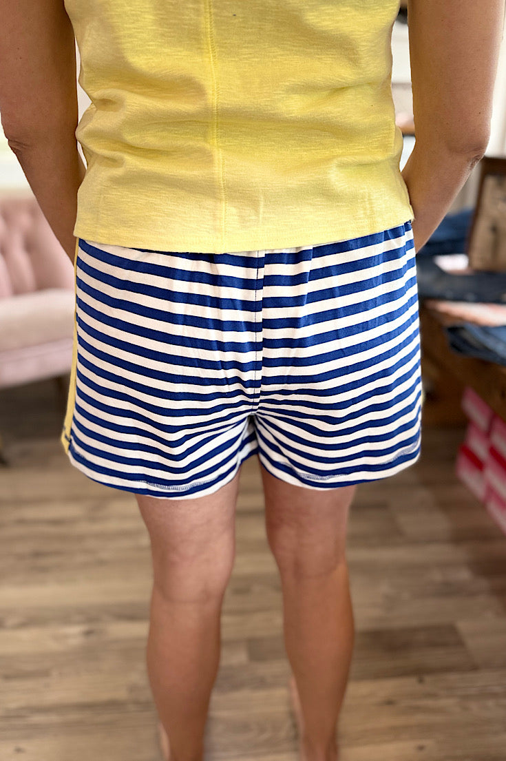 Karley Striped Color Block Shorts