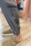 Daysen Washed Gray Tencel Joggers