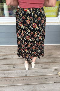Taryn Floral Wrap Skirt