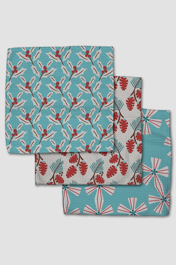 Geometry Dishcloth Set of 3