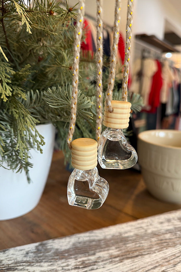 Valentine Car Diffusers in Heart Jars-{3 scents}