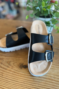 Double Buckle Sandals