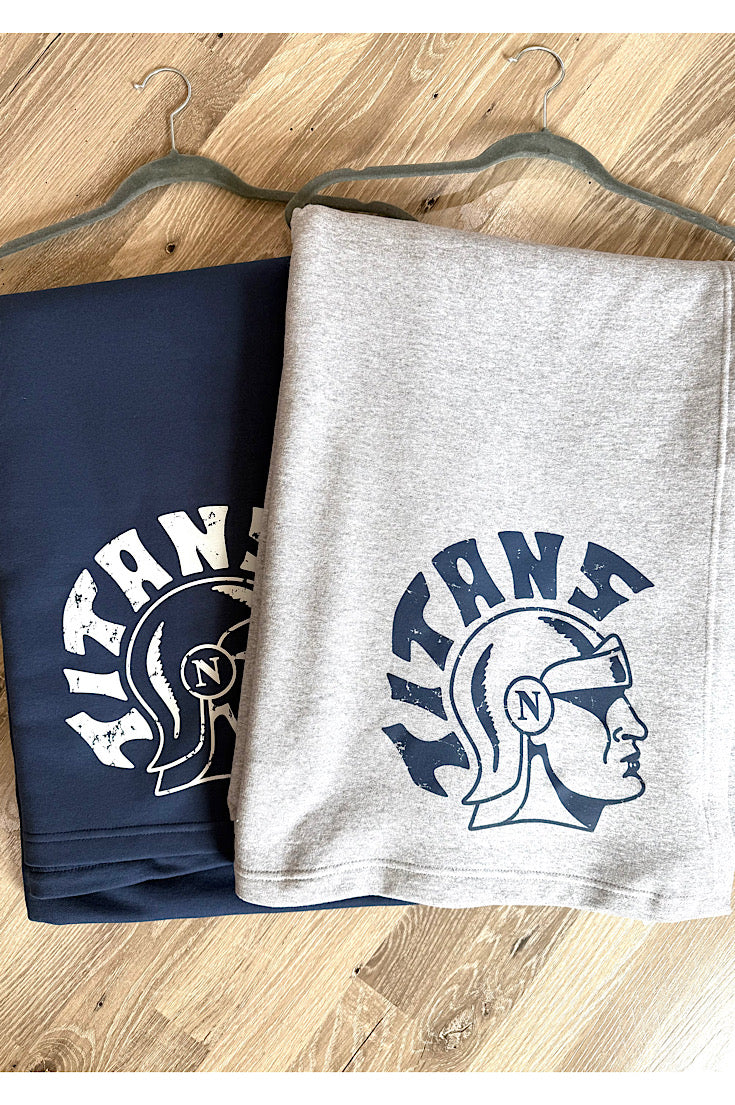 Titan Head Oversized Fleece Blanket {2 colors}
