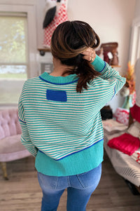 Cleo Super Soft Stripe Sweater {2 colors}