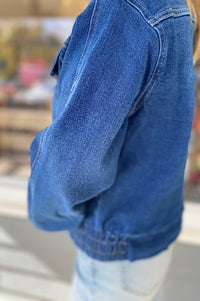 Cole Dark Wash Denim Jacket