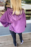 Kassie Half Zip Cozy Hoodie {3 colors}