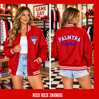 Palmyra Panthers Bomber Varsity Jacket {Royal or Red}-Youth and Adult