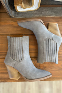 Haisley Grey Bootie