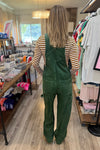 Ashwin Olive Corded Overalls