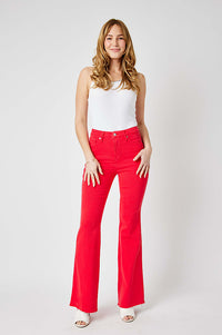 Jaydan Tummy Control Red Judy Blue Flares