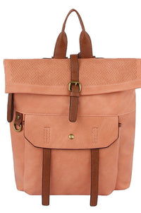 The Breckett Buckle Flap Backpack Purse {4 colors}