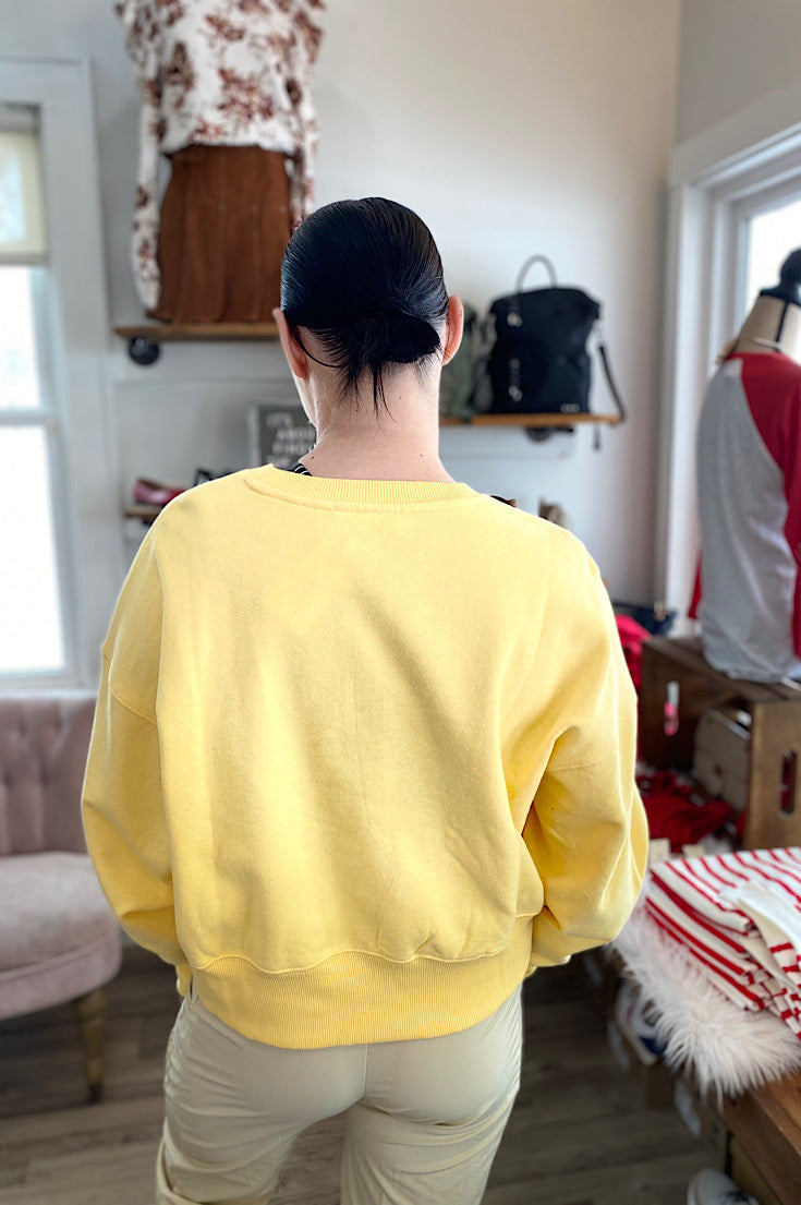Kalee Sunshine Yellow Sweatshirt