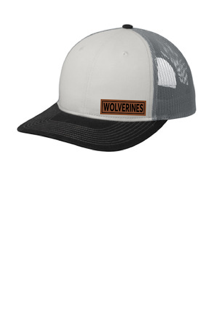 Corner Rectangle Leather Patch Hat (2 designs)