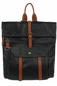The Breckett Buckle Flap Backpack Purse {4 colors}