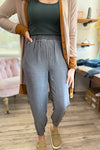 Daysen Washed Gray Tencel Joggers