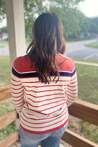 Gwen Stripe Lightweight Sweater {2 colors}